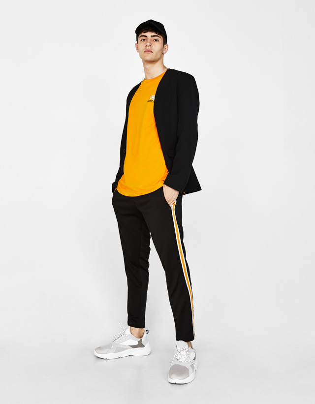 side stripe - Denim - Bershka Kosovo