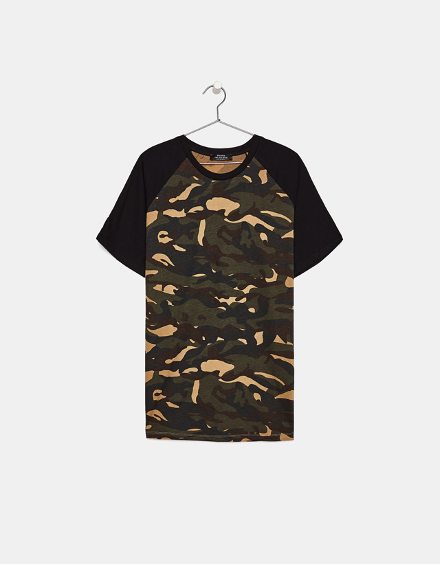 Shirt mit Camouflageprint