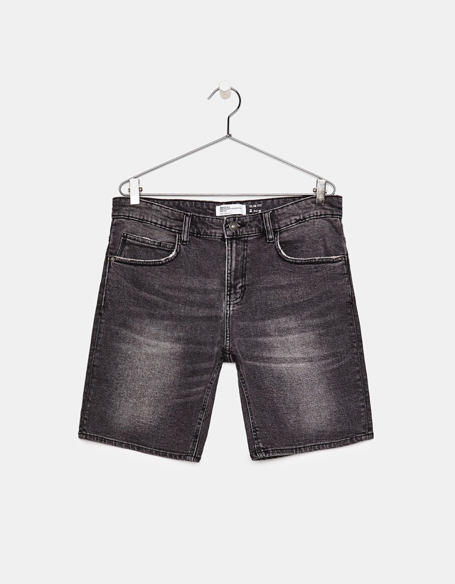 Jeans-Bermudashorts im Slim Fit Comfort