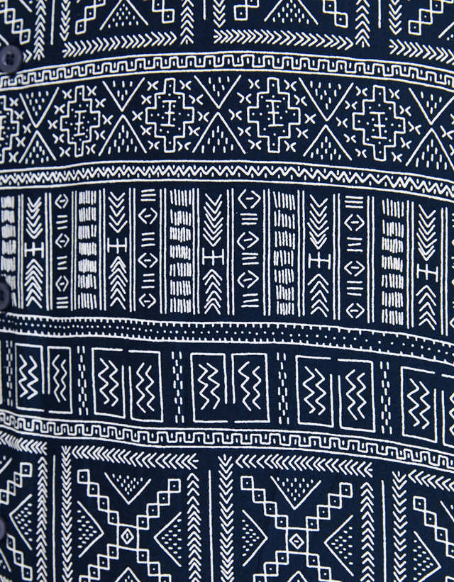 Hemd mit Ethnic-Print