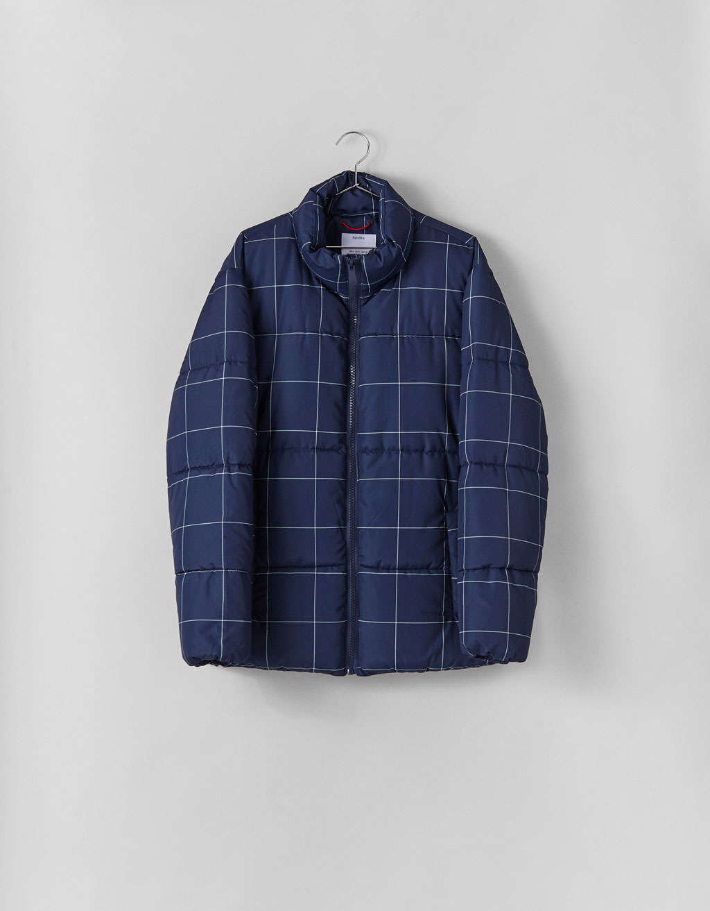 Cazadora Puffy de cuadros