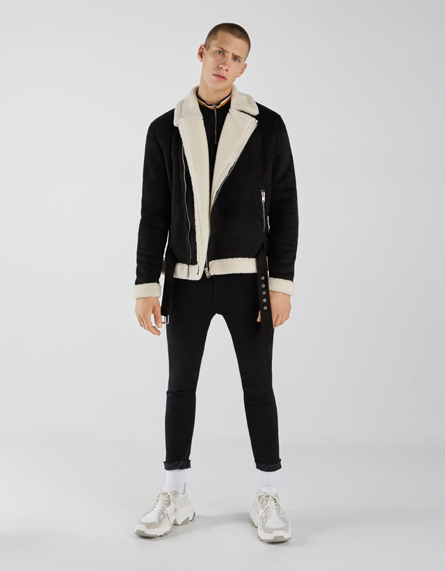 aviator jacket bershka