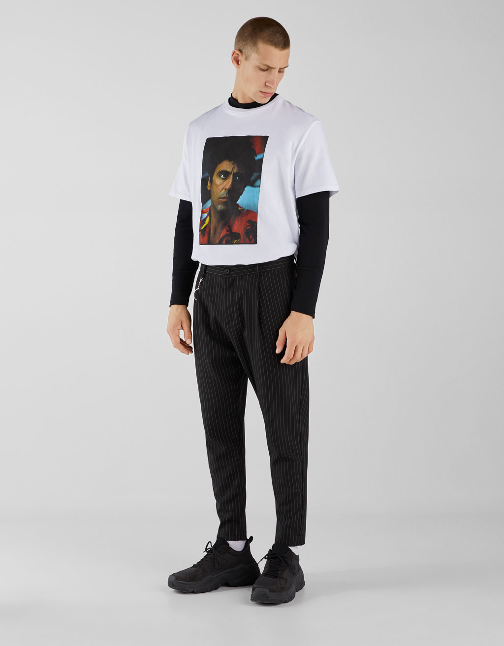 Pantaloni con catena bershka store