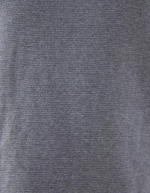 T-Shirt mit Ottomanstruktur