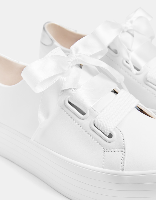 platform sneakers bershka