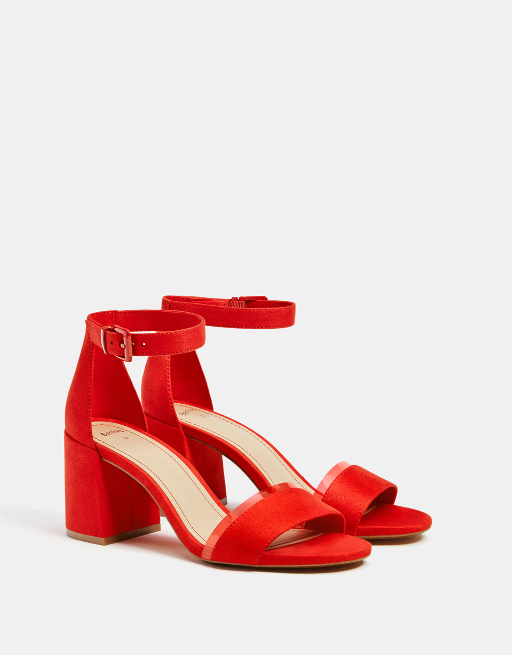 bershka bottines vernies