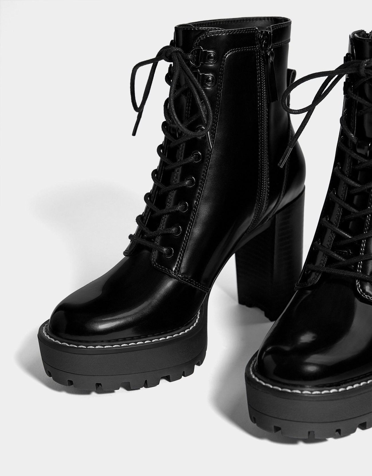 bottines vernies bershka