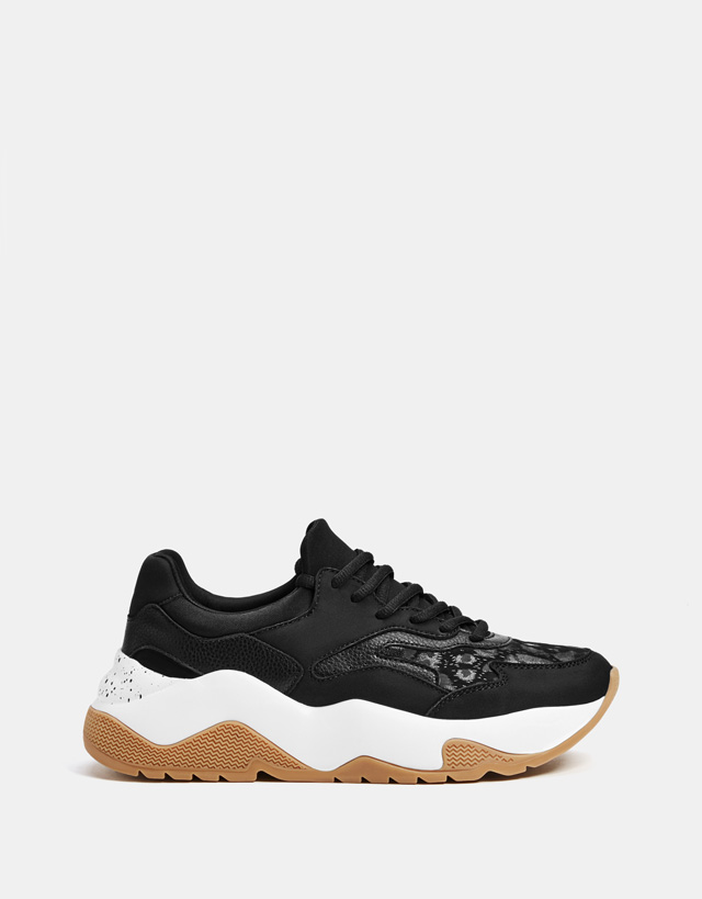 Deportivas plataforma combinadas - null - Bershka El Salvador