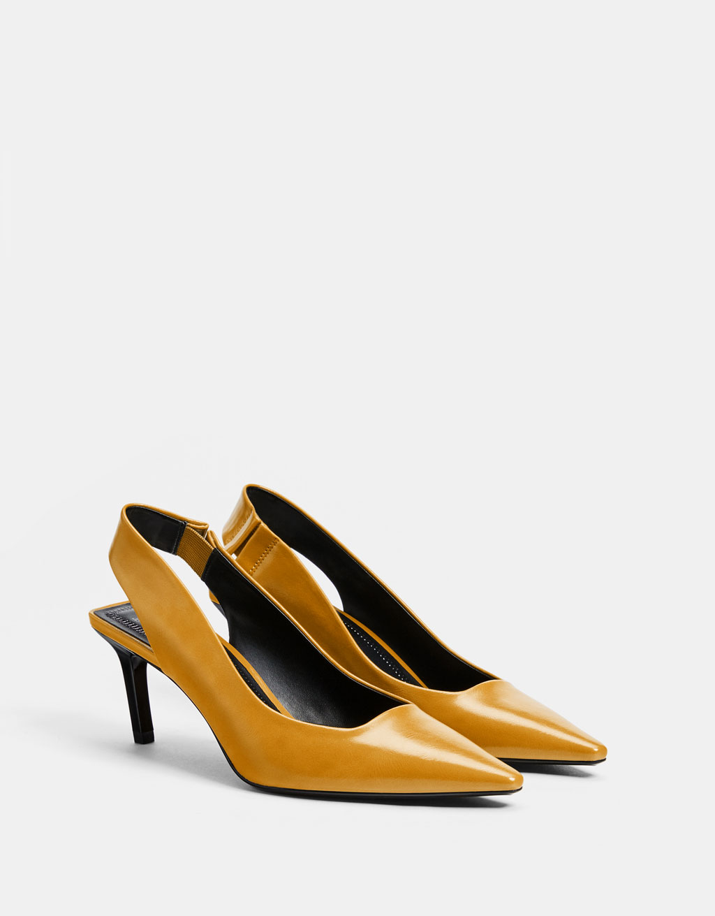 escarpin noir bershka
