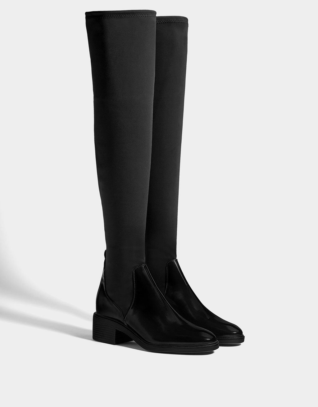 bershka long boots