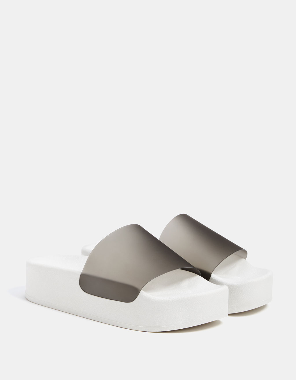 platform slides shoes