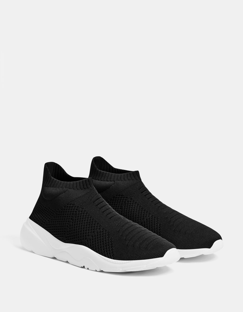 Men's sock-style high-top trainers 