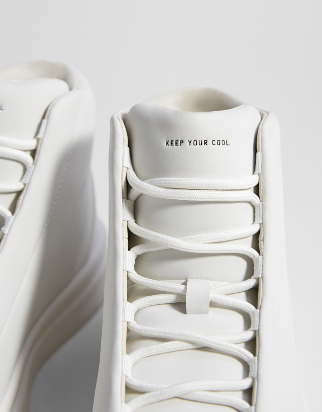 High-Top Sneaker in Weiß für Herren