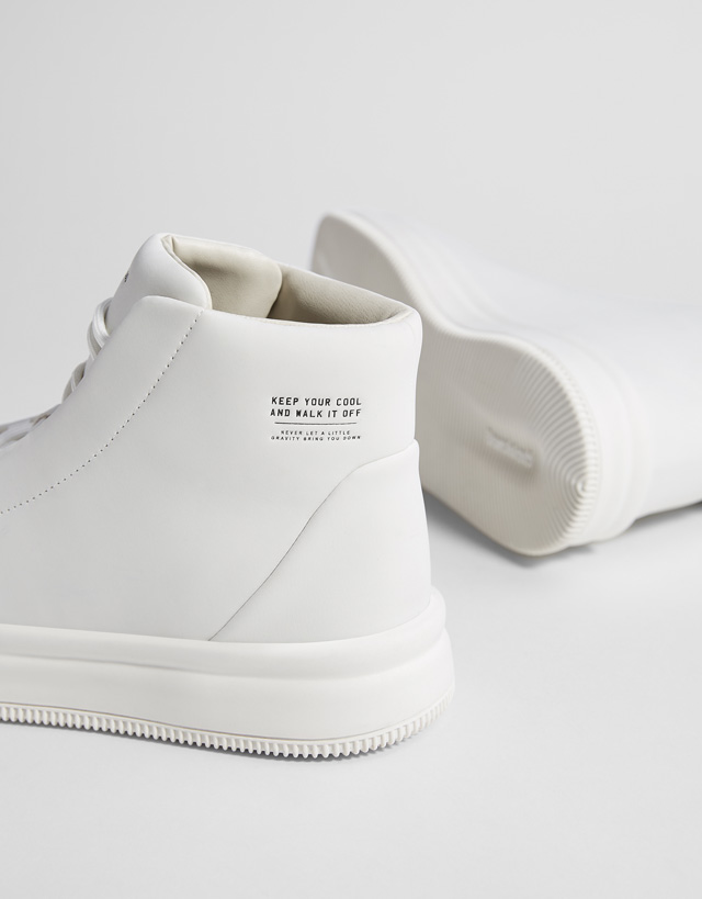 High-Top Sneaker in Weiß für Herren