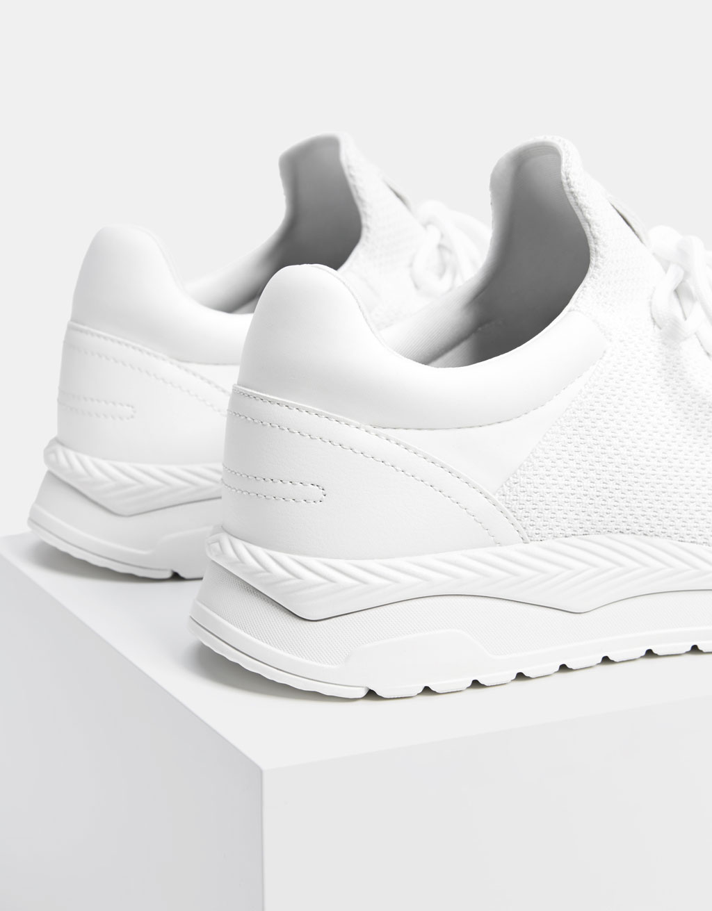 Erkek File Corap Spor Ayakkabi Sneaker Bershka Turkey