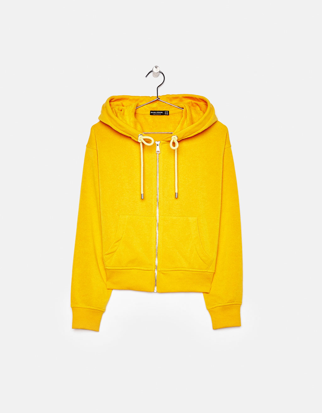 Chaqueta cropped con capucha