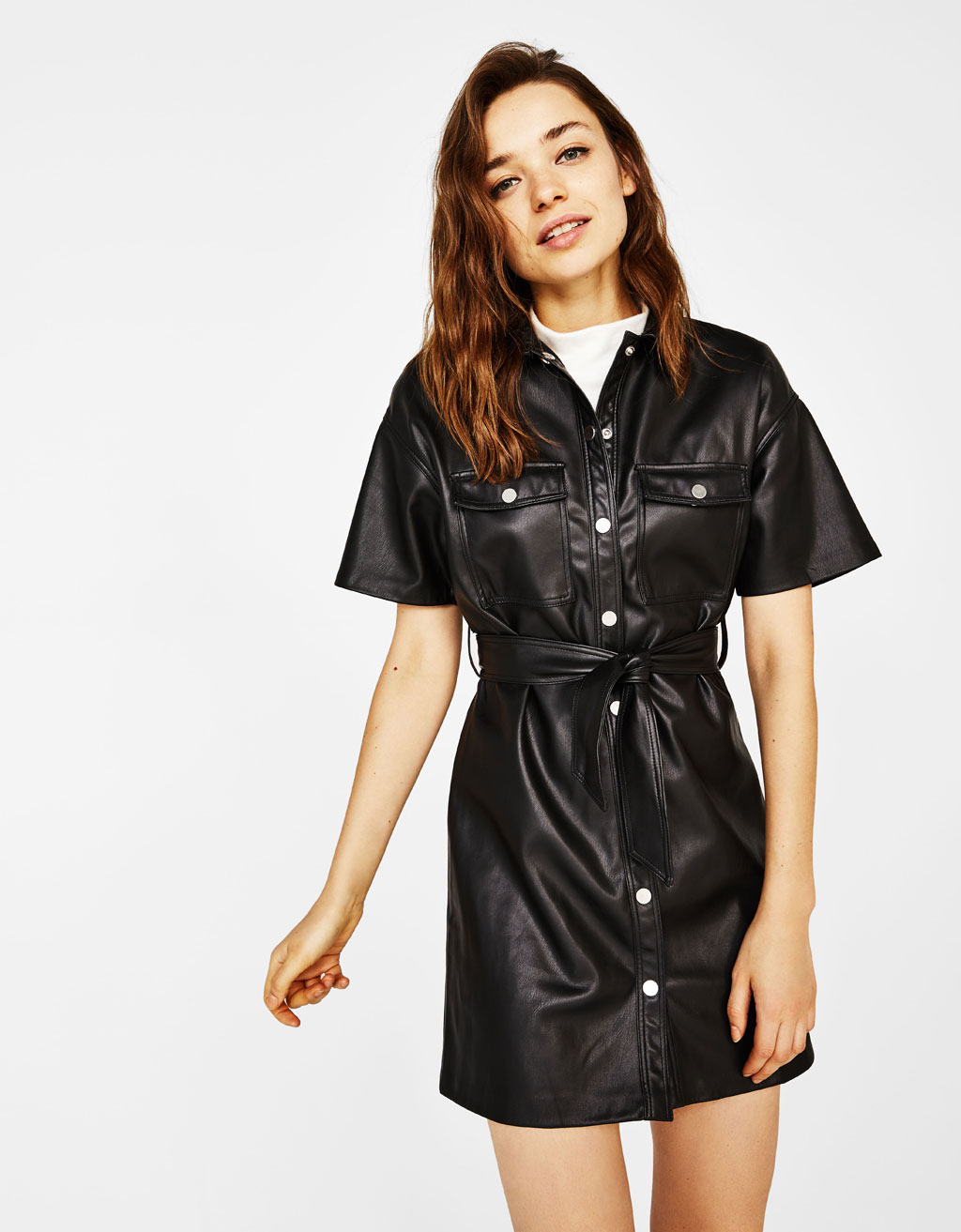 Leather T Shirt Dress Top Sellers, 54 