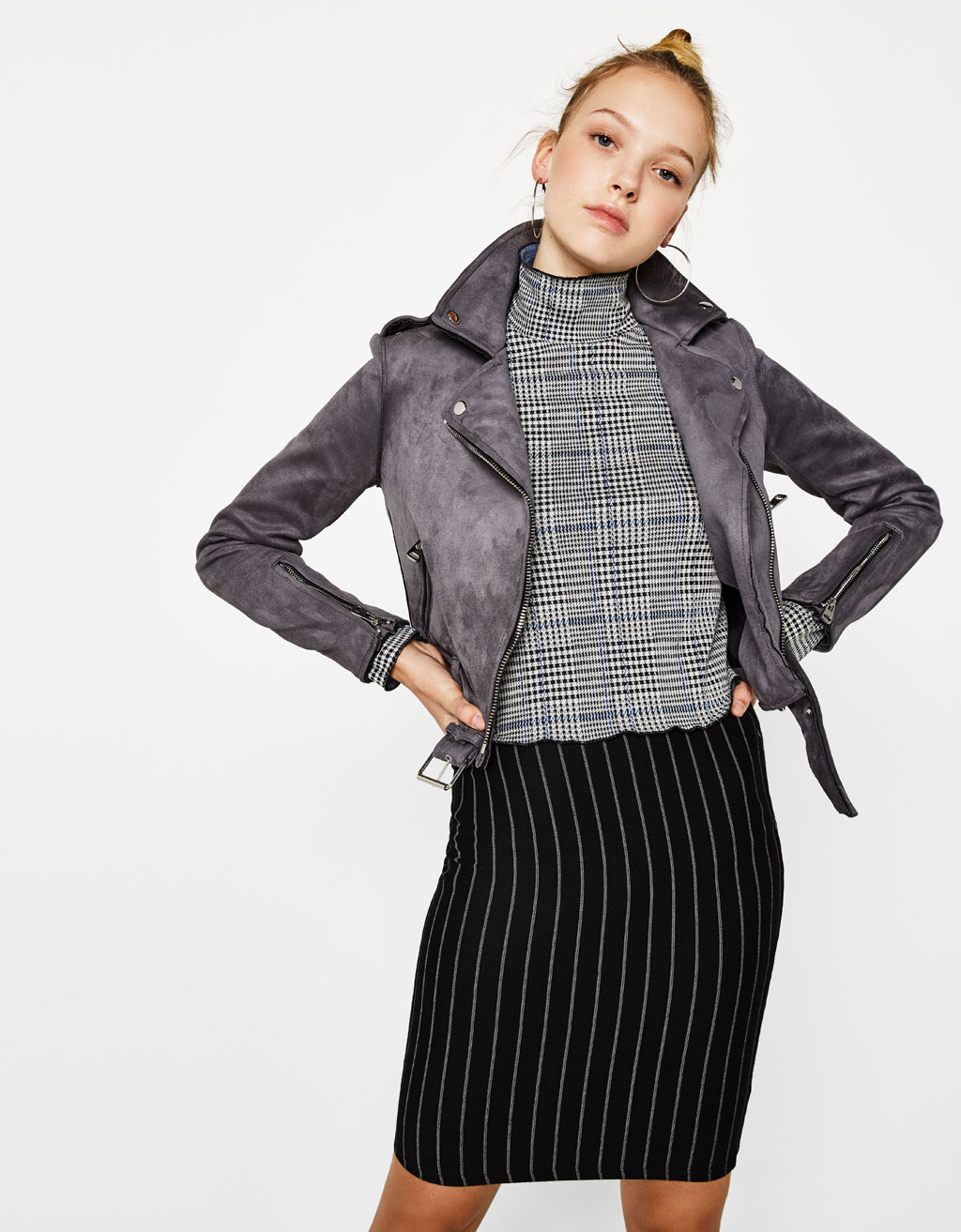 bershka suede jacket