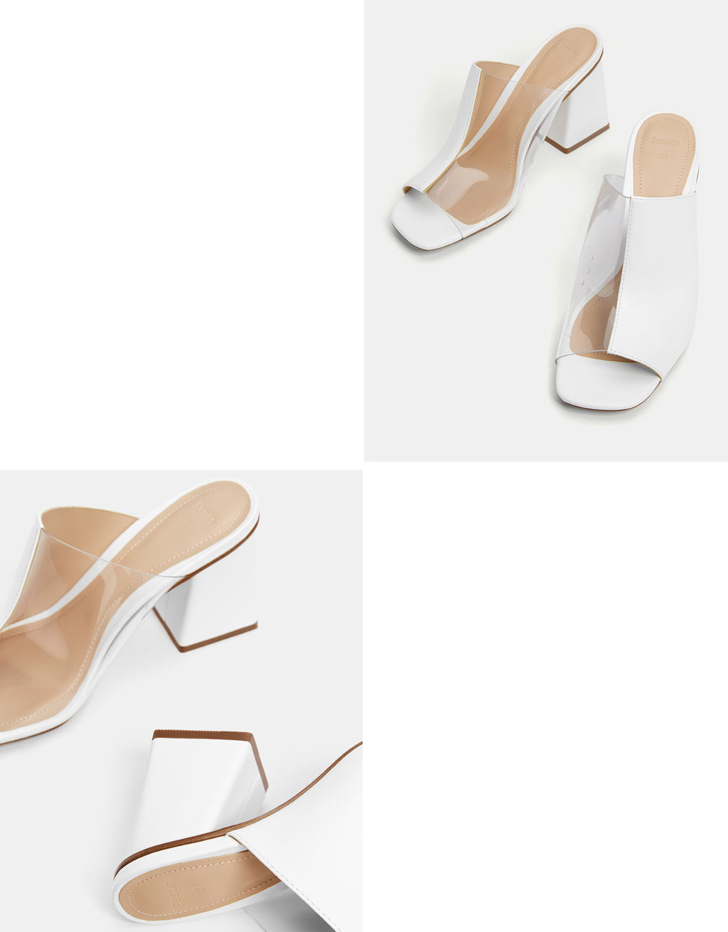 Buty na obcasie z winylem