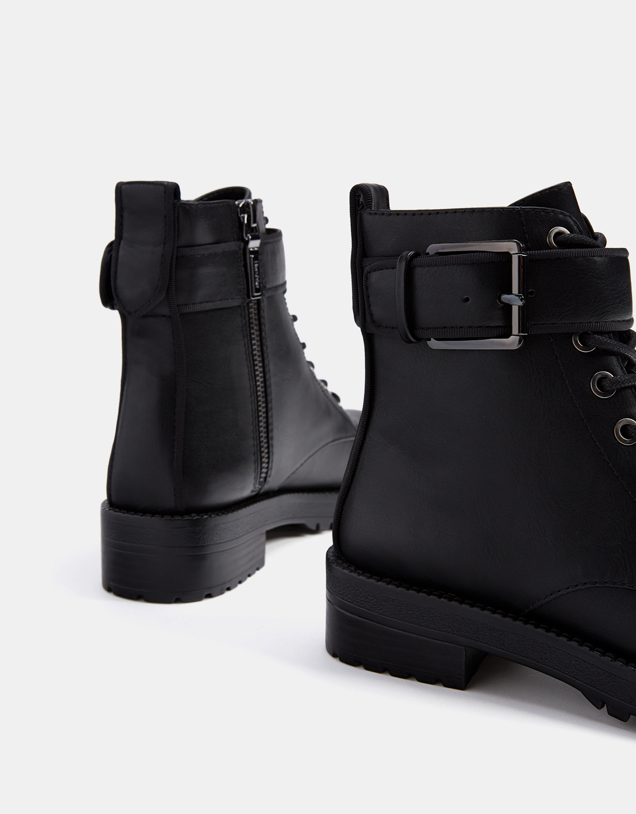 biker boots bershka