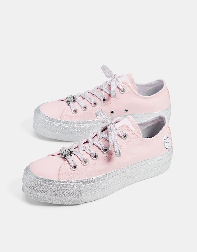 Zapatilla tejido plataforma Converse X Miley Cyrus