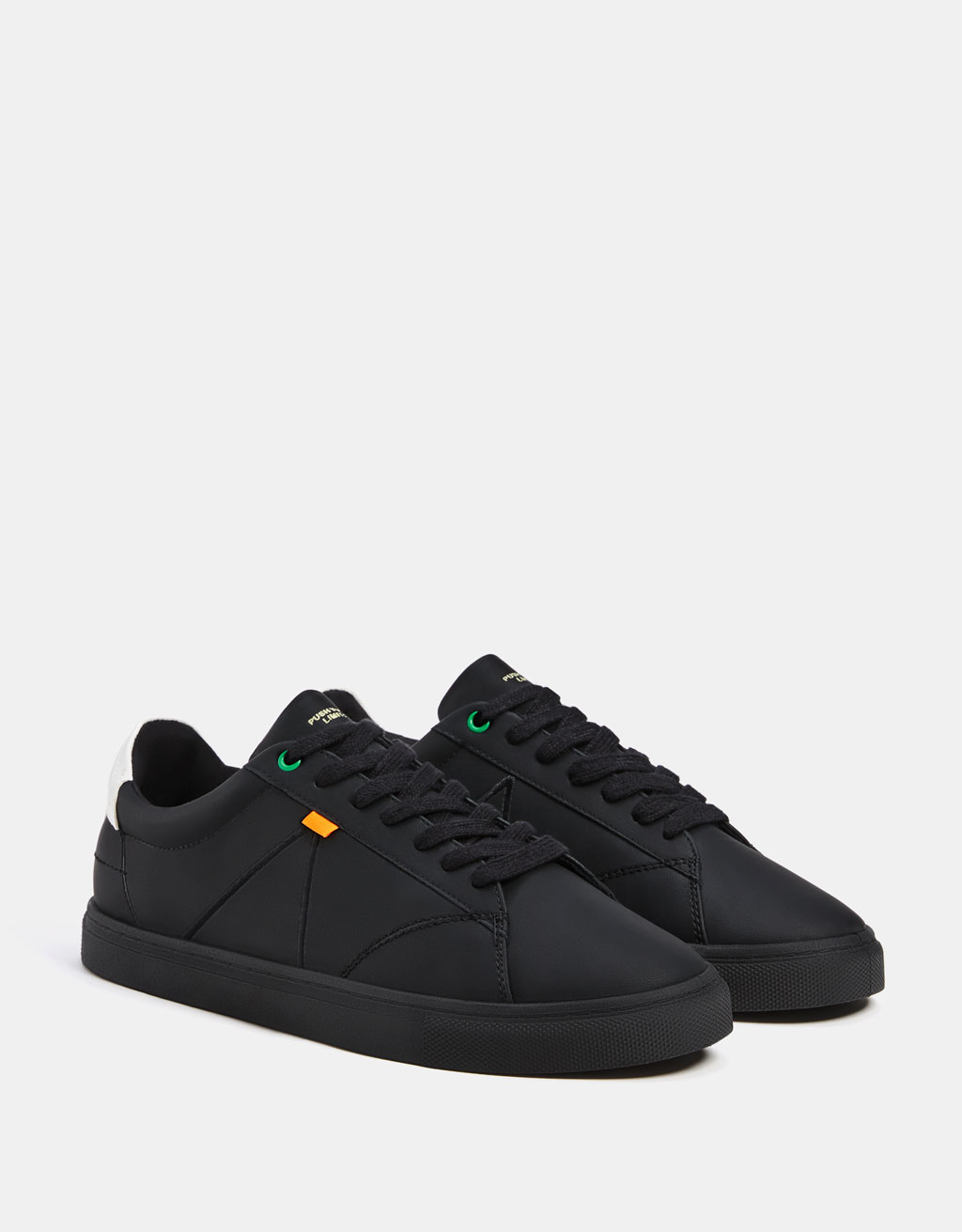 tenis bershka hombre negros