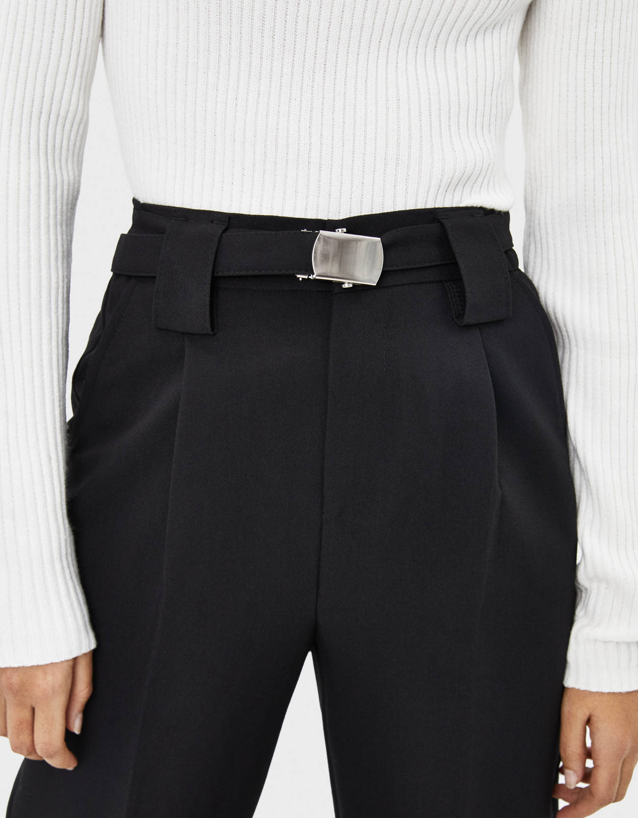 Bershka Kemerli pensli pantolon 8 Bershka Kemerli pensli pantolon 9