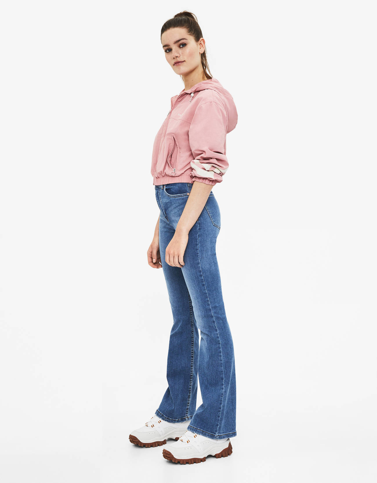 bershka flare jeans