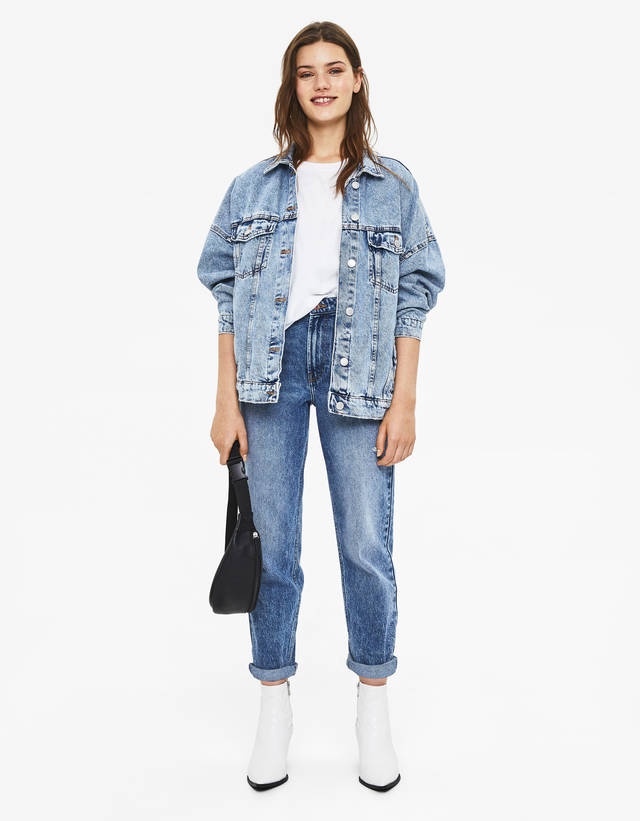 Oversized denim jacket - Flare 