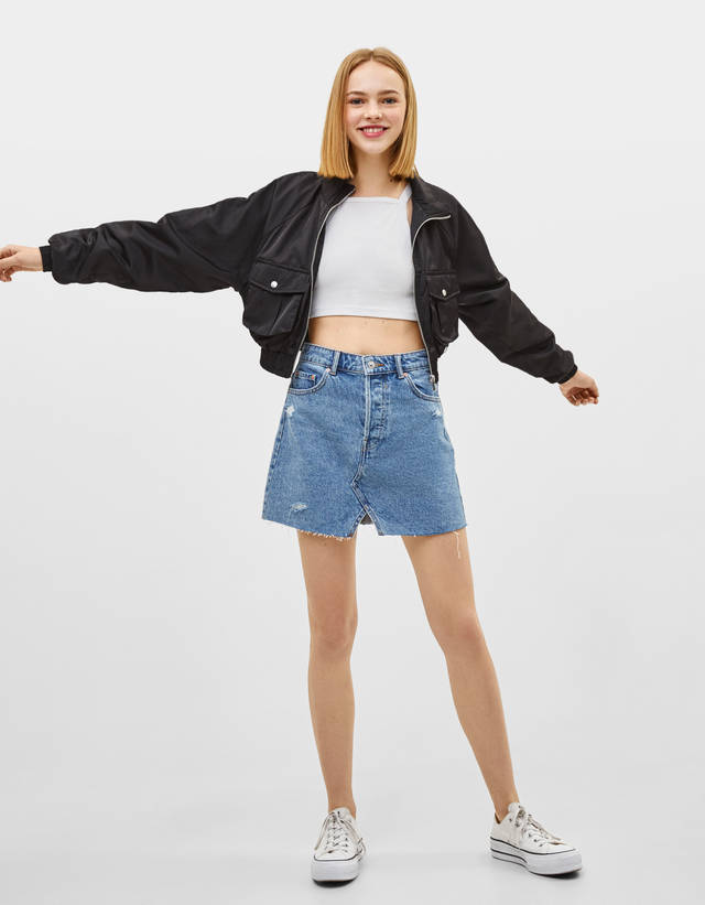 Cargo Pocket Trousers Null Bershka Cyprus