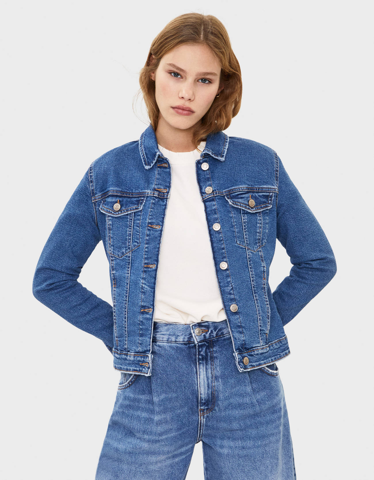 Cazadora denim - null - Bershka Venezuela