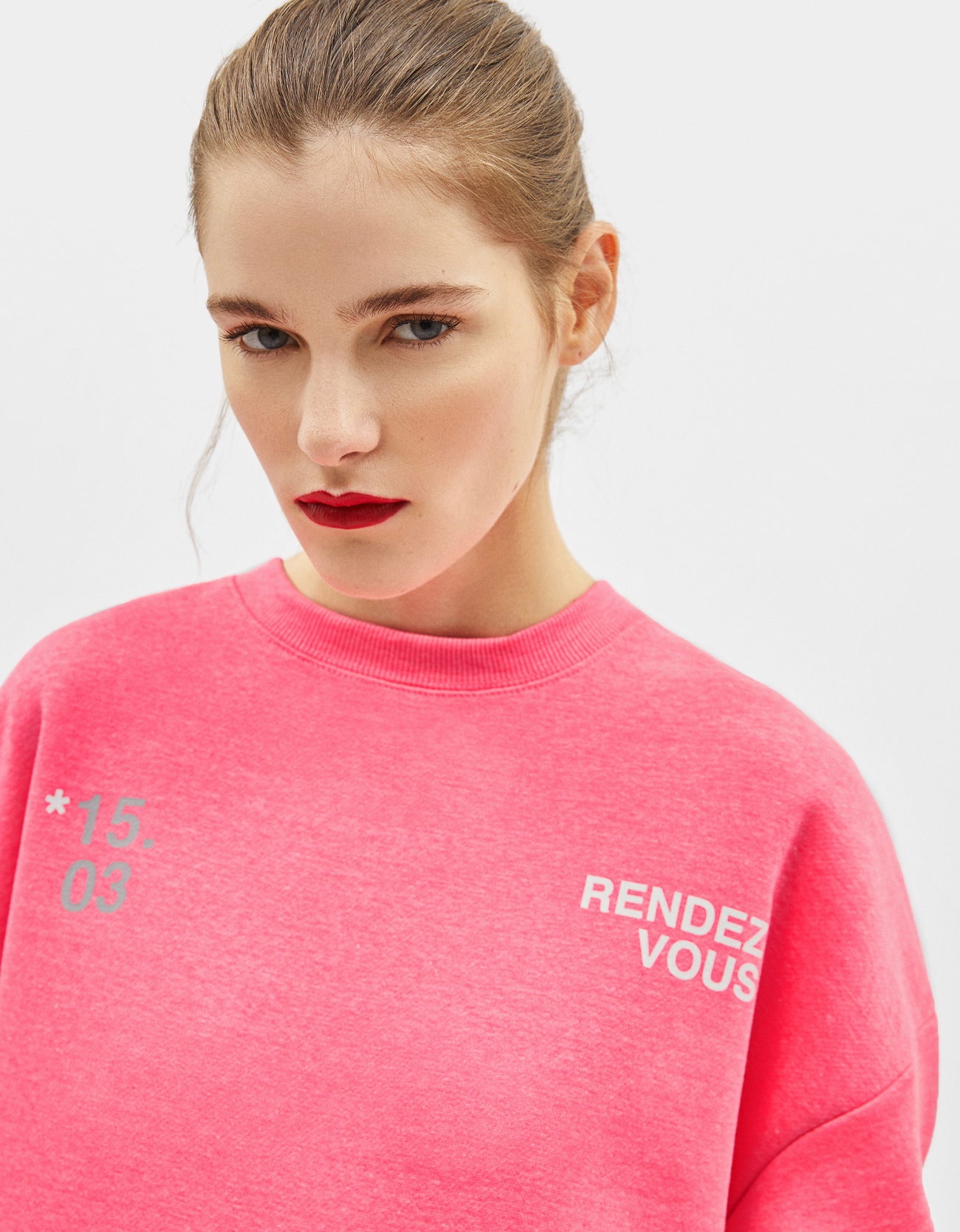 bershka neon sweatshirt