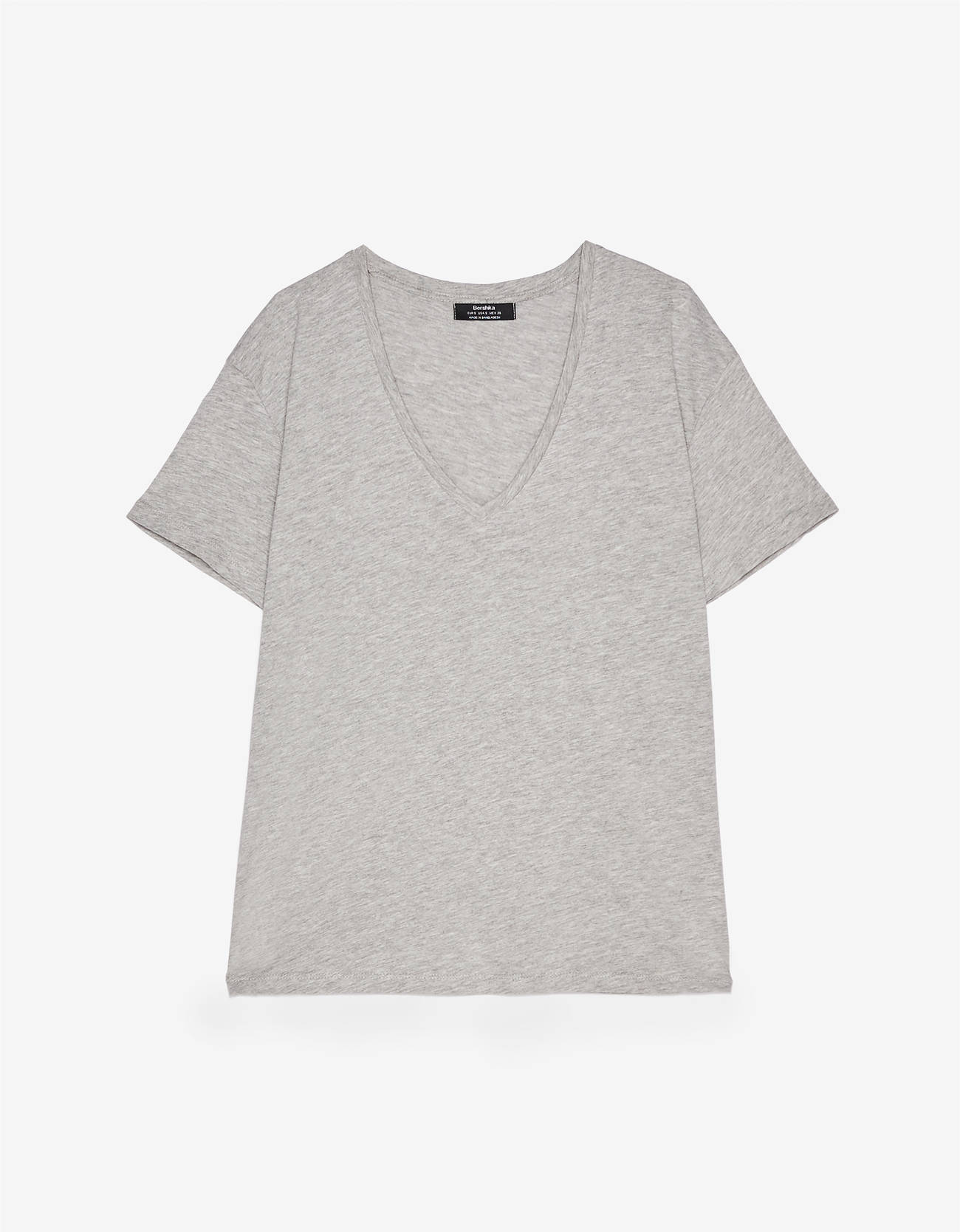 Bershka V yaka t-shirt 6 Bershka V yaka t-shirt 7
