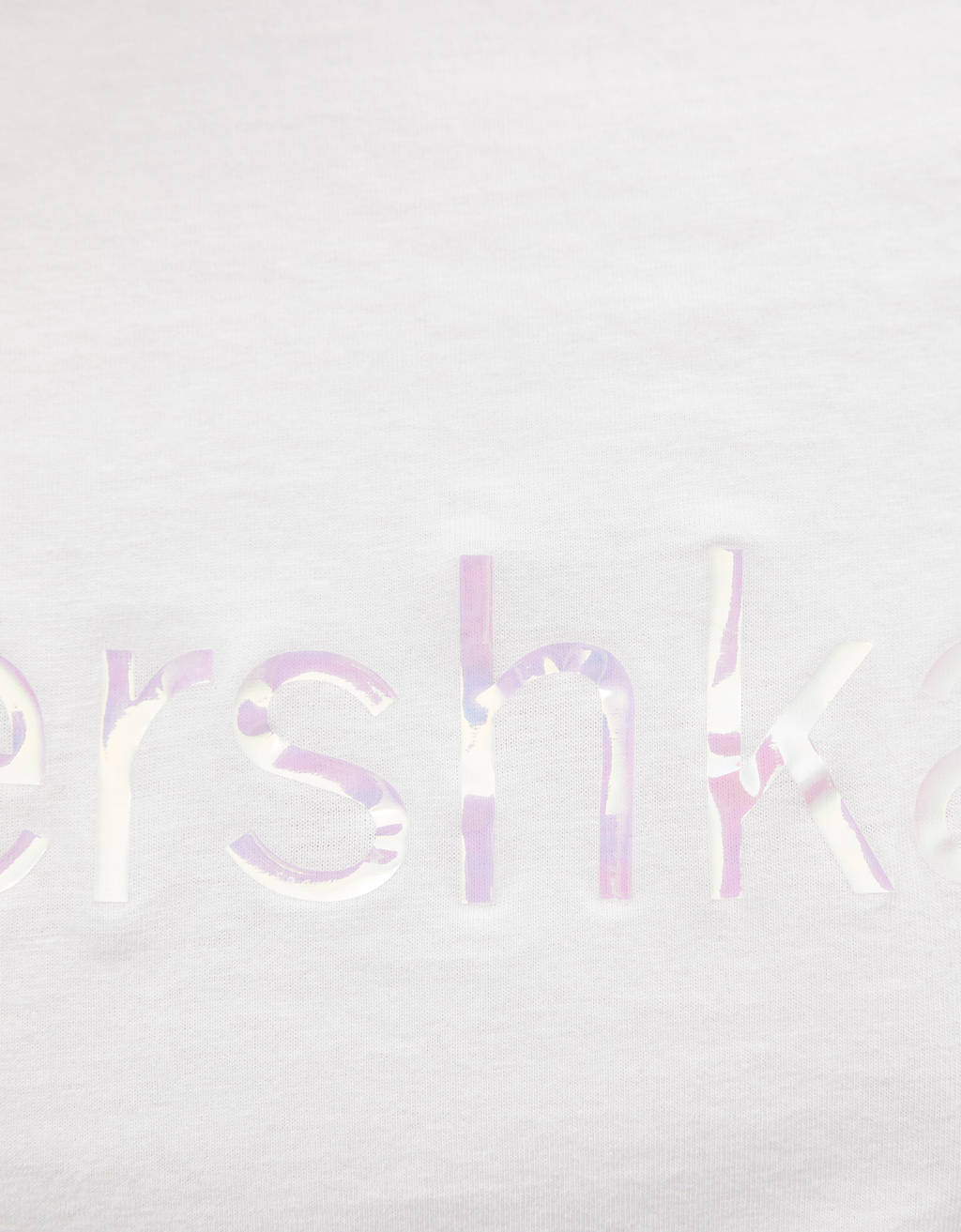 Bershka logo Tshirt Woman Bershka