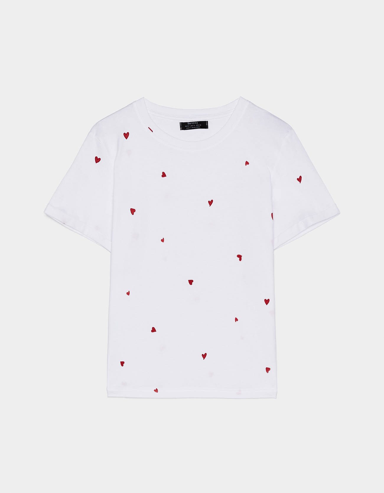 Bershka Desenli kısa kollu t-shirt 6 Bershka Desenli kısa kollu t-shirt 7