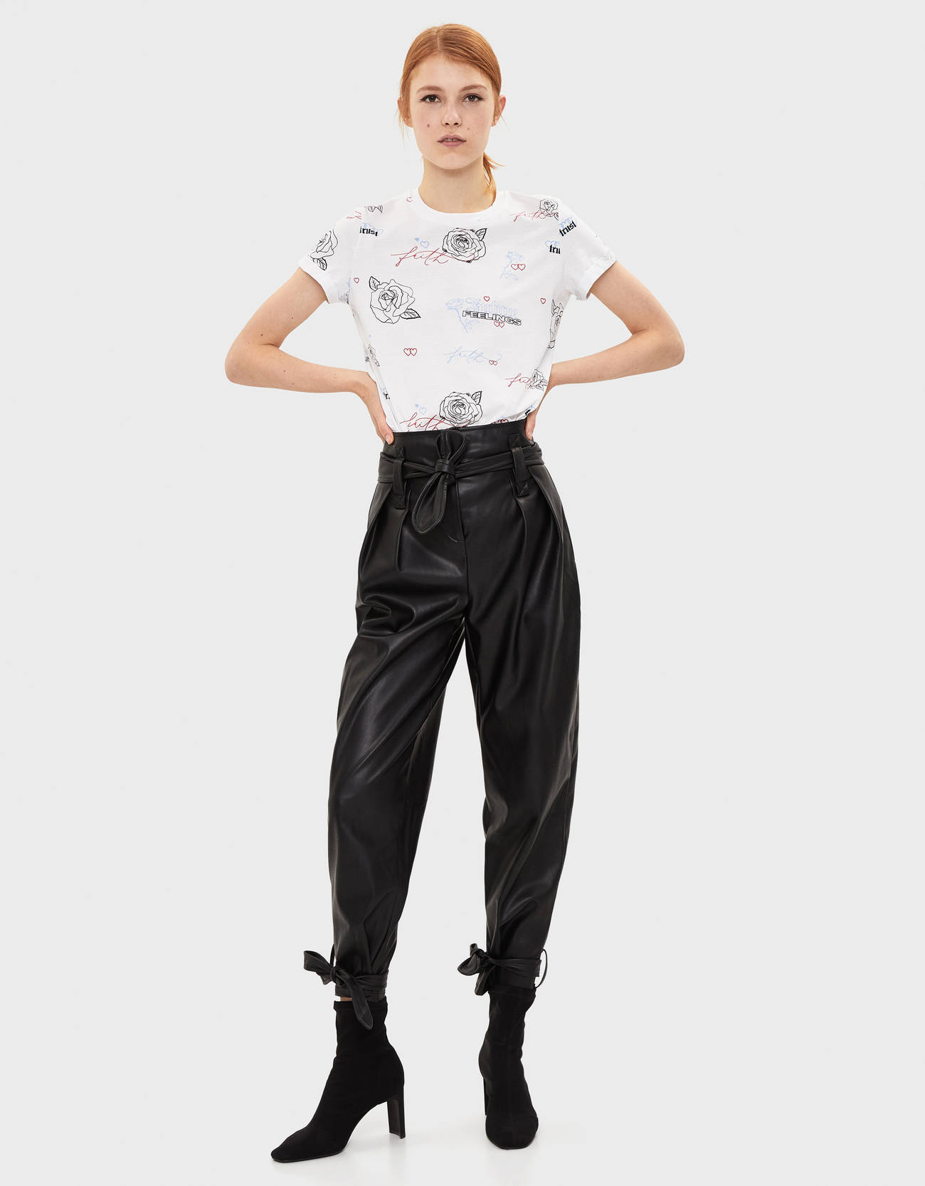 Bershka Kısa kollu t-shirt 4 Bershka Kısa kollu t-shirt 5