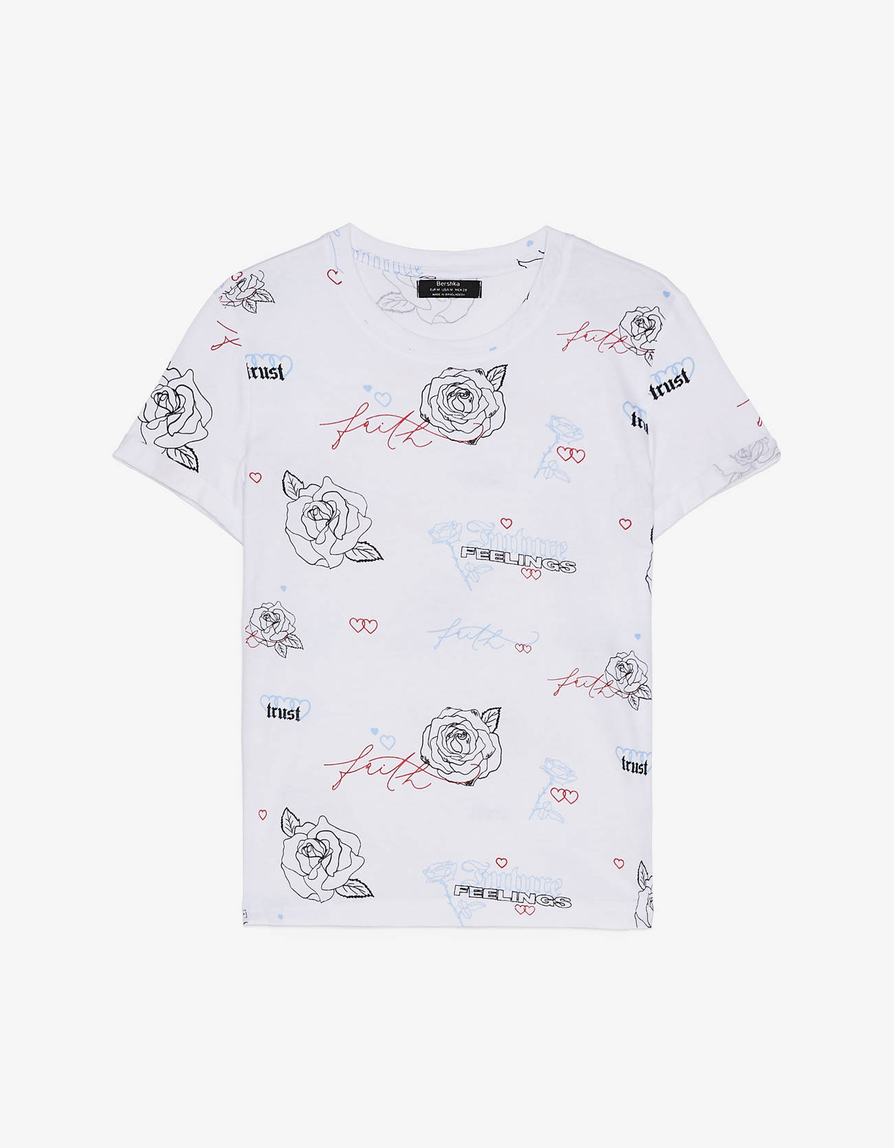 Bershka Kısa kollu t-shirt 6 Bershka Kısa kollu t-shirt 7