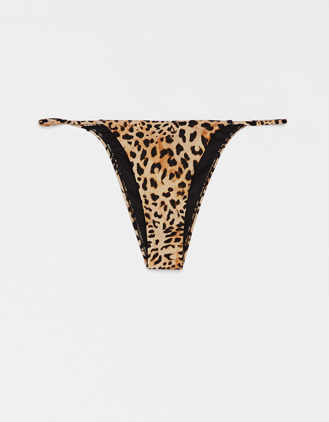 leopard print bikini bottoms