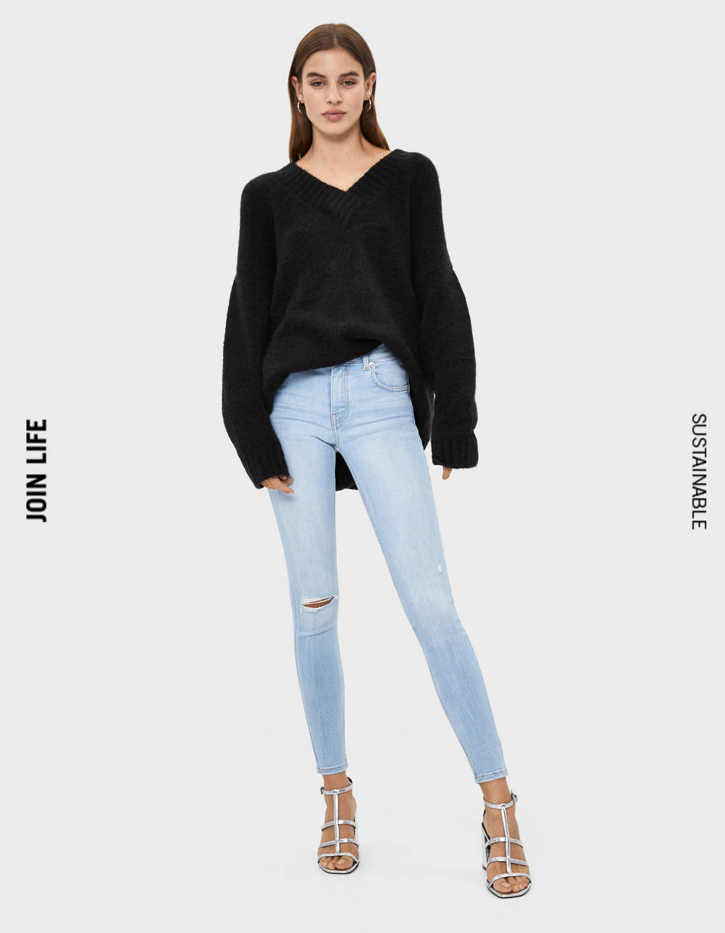 Push-up jeans - null - Bershka Lithuania