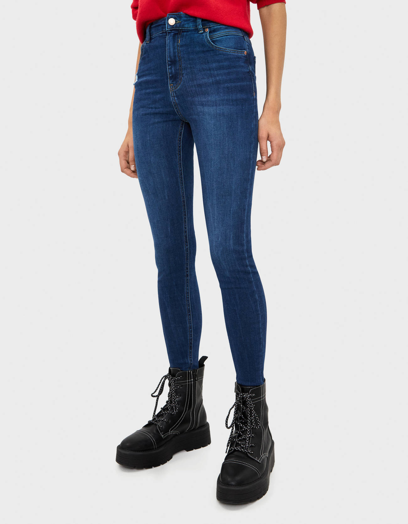 Bershka Yüksek bel skinny jean 6 Bershka Yüksek bel skinny jean 7