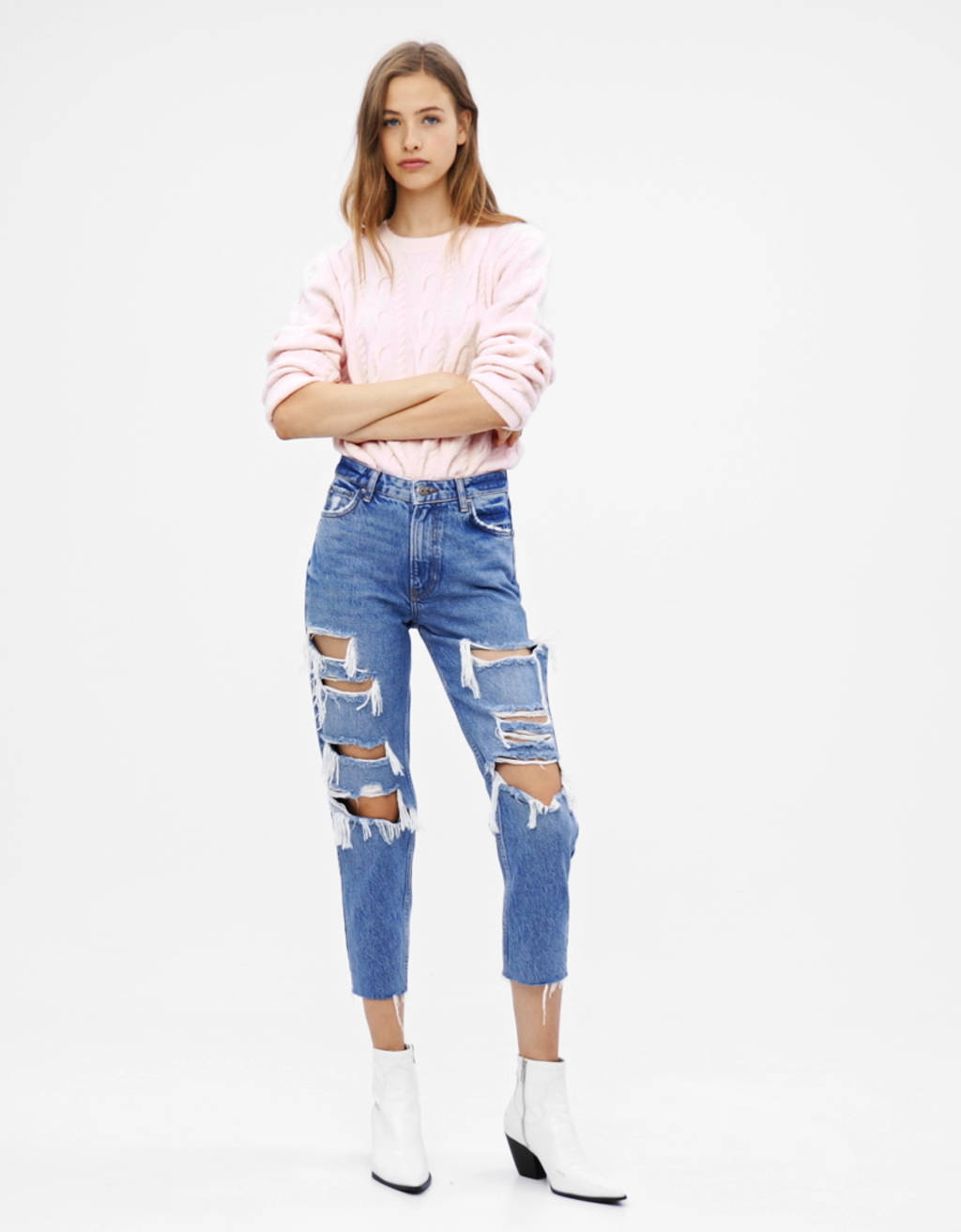 ripped mom jeans uk