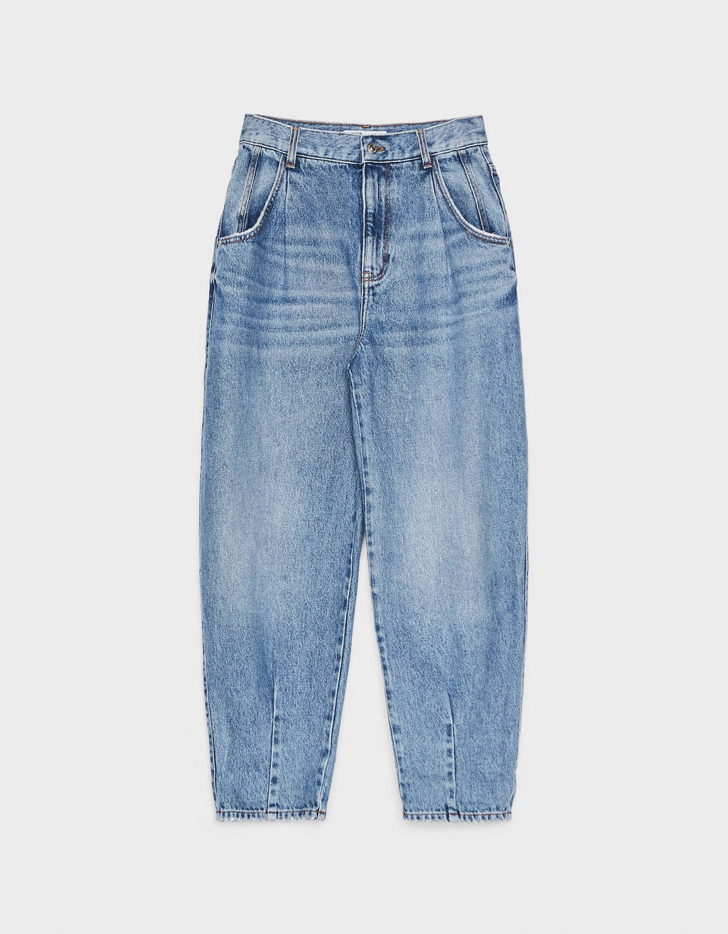 Balloon fit jeans - null - Bershka Russia