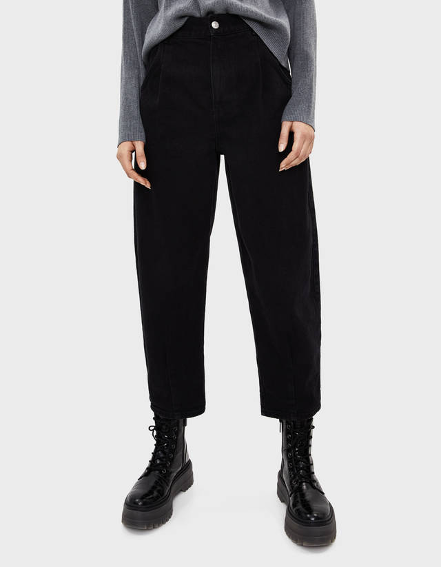 Balloon fit jeans - null - Bershka 