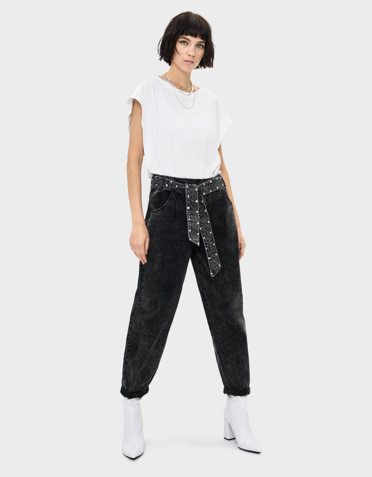 bershka balloon jeans