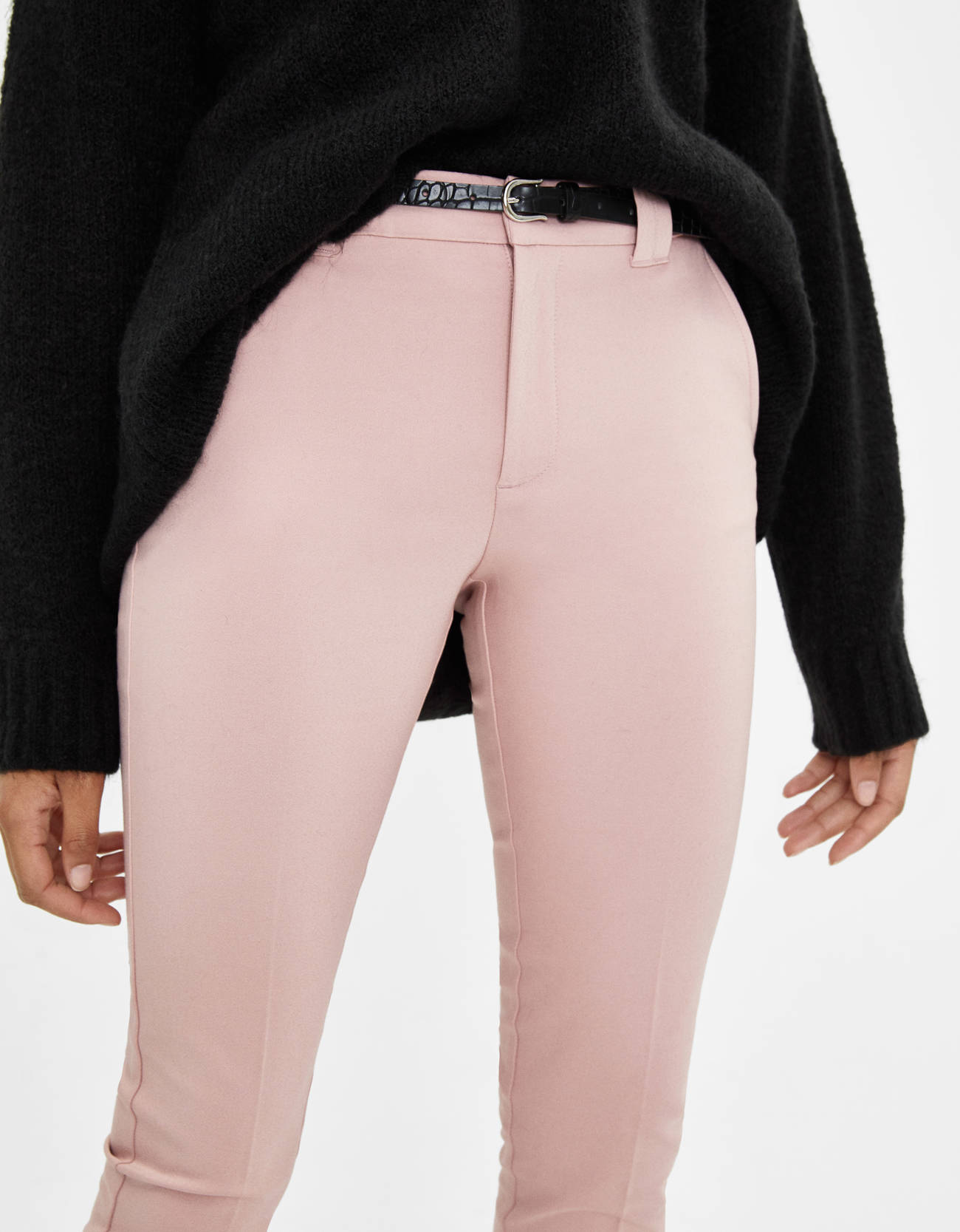 Bershka Kemerli chino pantolon 2 Bershka Kemerli chino pantolon 3