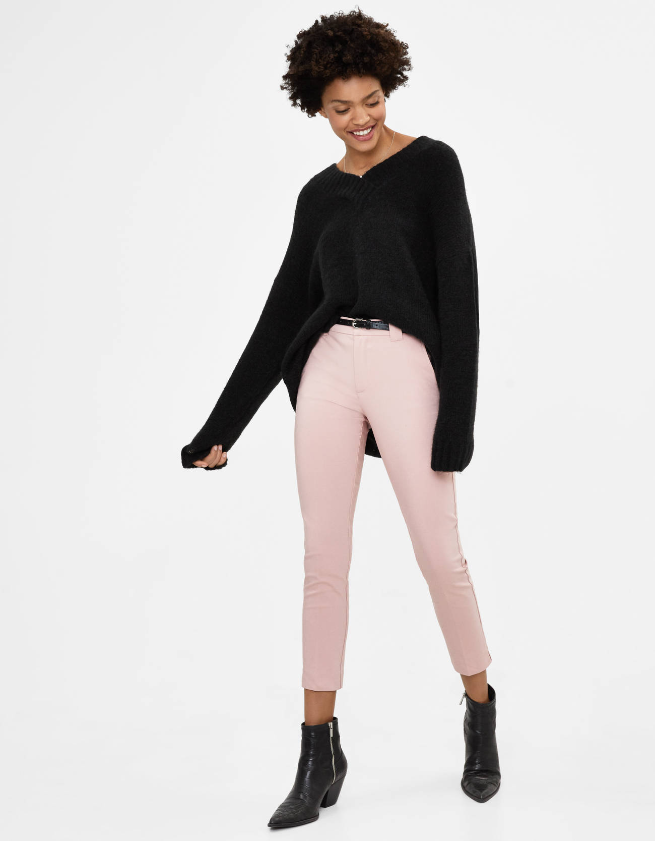 Bershka Kemerli chino pantolon 8 Bershka Kemerli chino pantolon 9