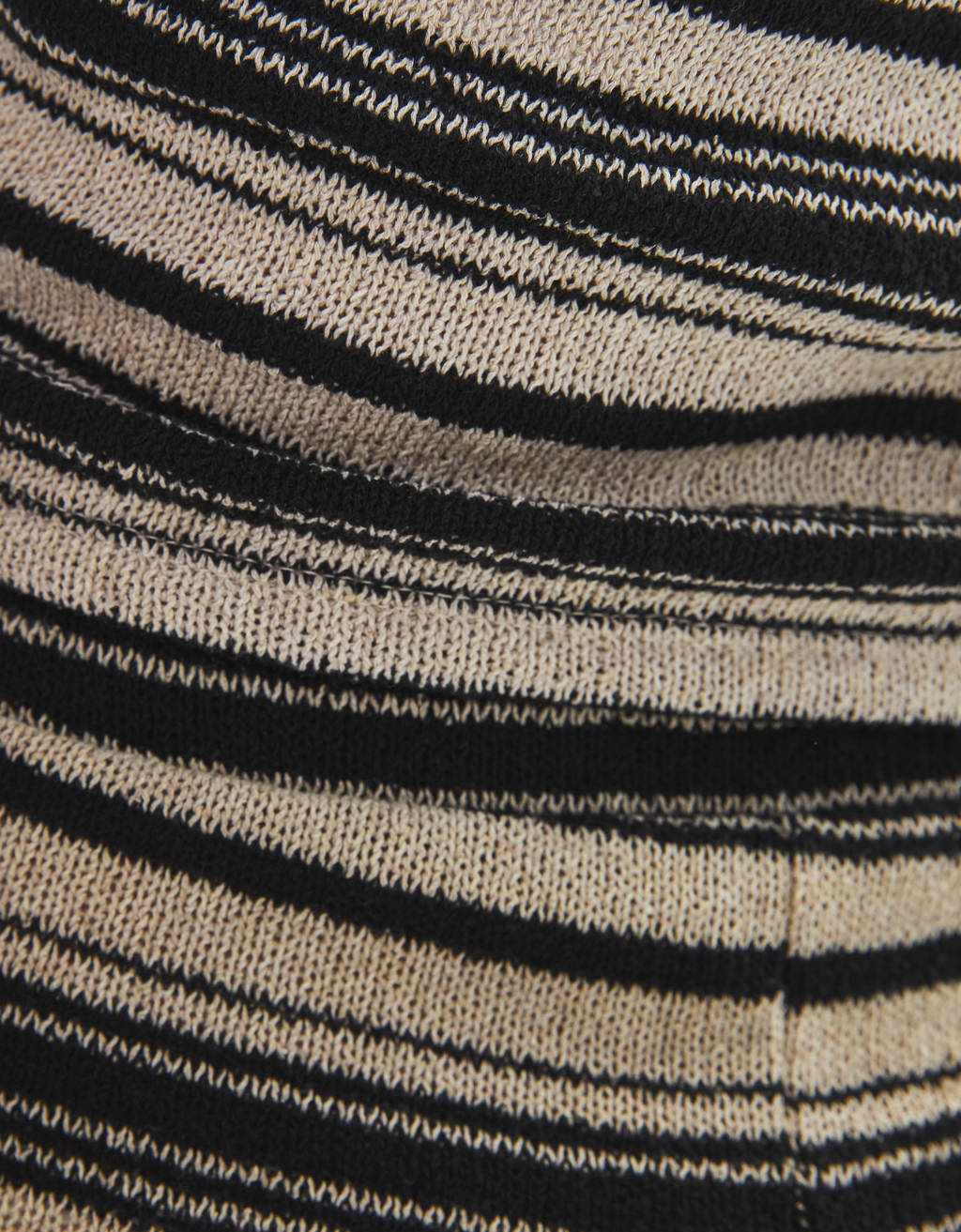 flared striped trousers