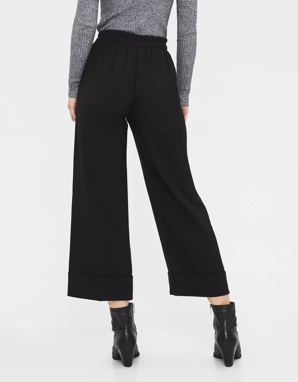 High-waist culottes - T-Shirts 