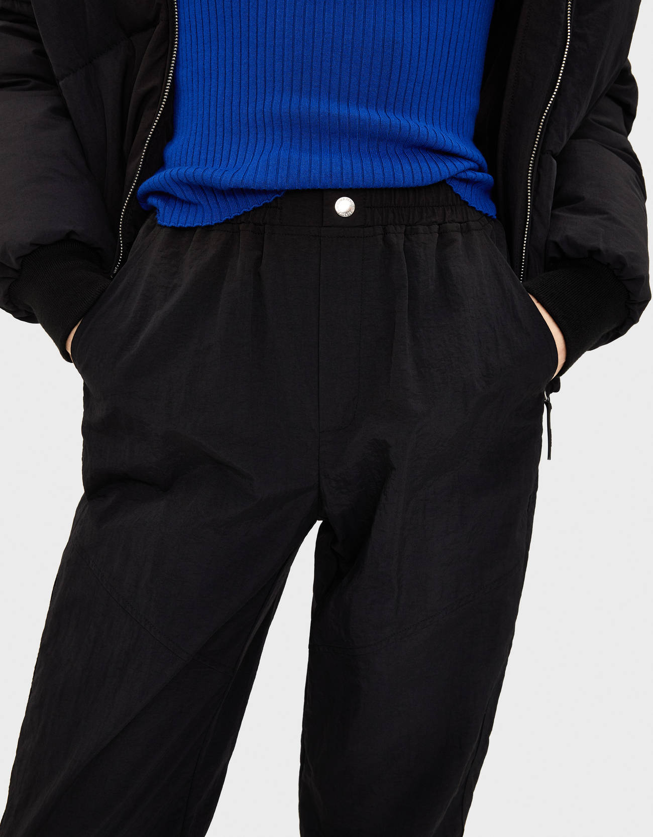 nylon jogging trousers