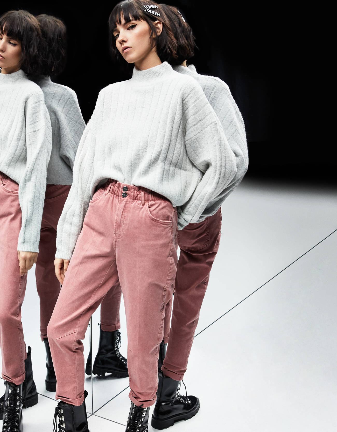 Bershka Beli elastik pantolon 10 Bershka Beli elastik pantolon 11